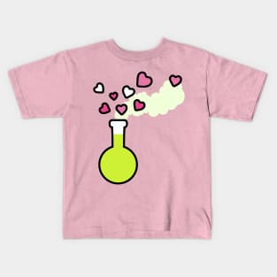 Love Magic Potion in a Laboratory Flask Kids T-Shirt